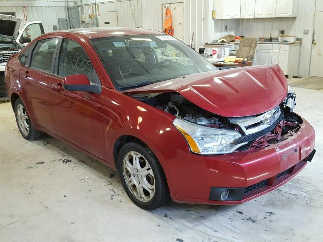 1FAHP36N39W270679 - 2009 FORD FOCUS SES RED photo 1