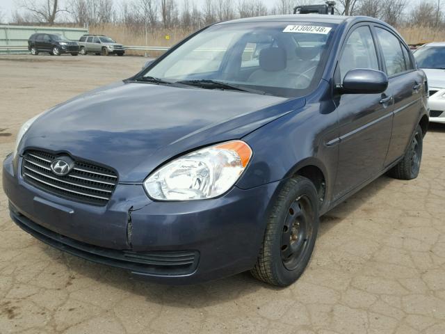 KMHCN4AC4AU443675 - 2010 HYUNDAI ACCENT GLS BLUE photo 2