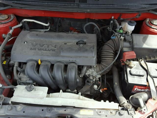 2T1KR32E14C820513 - 2004 TOYOTA COROLLA MA RED photo 7