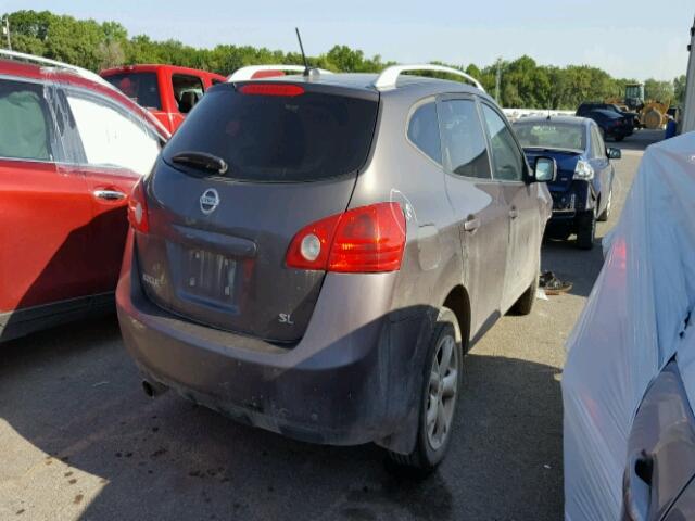 JN8AS58T68W000236 - 2008 NISSAN ROGUE S GRAY photo 4