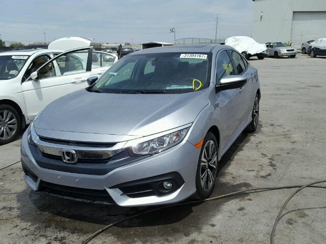 19XFC1F79GE032328 - 2016 HONDA CIVIC EXL SILVER photo 2