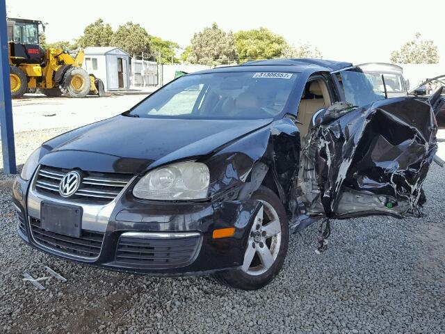 3VWRZ71K58M030476 - 2008 VOLKSWAGEN JETTA BLACK photo 2