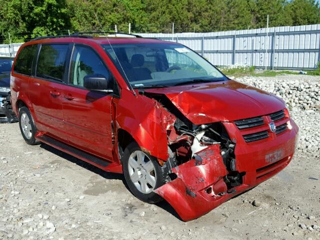 2D8HN44E79R505054 - 2009 DODGE GRAND CARA RED photo 1