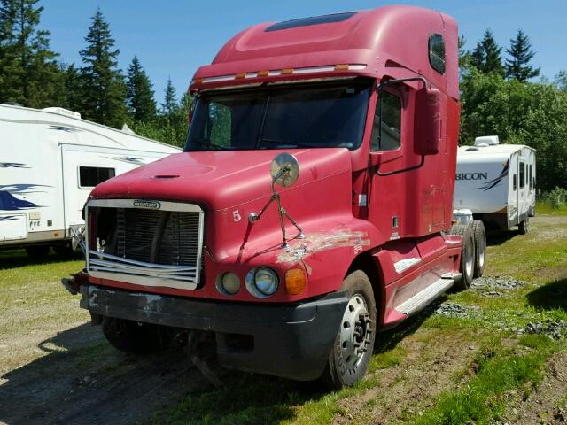 1FUJBBCG41PF42502 - 2001 FREIGHTLINER CONVENTION RED photo 2