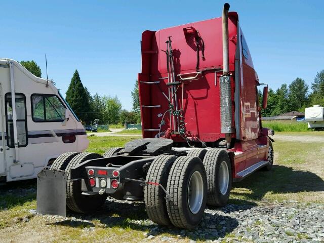 1FUJBBCG41PF42502 - 2001 FREIGHTLINER CONVENTION RED photo 4