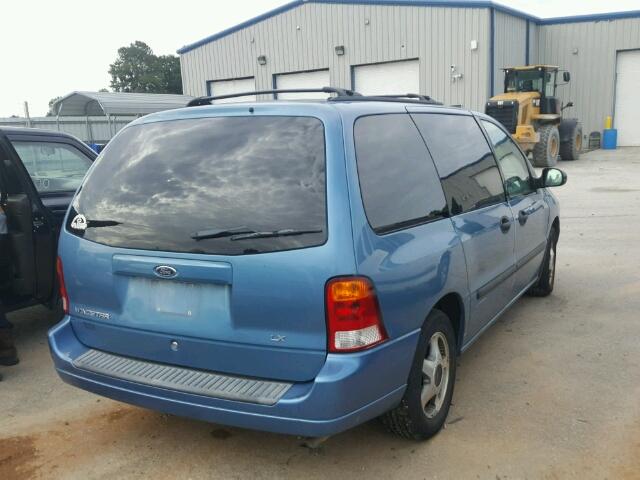 2FMZA51462BB35435 - 2002 FORD WINDSTAR L BLUE photo 4