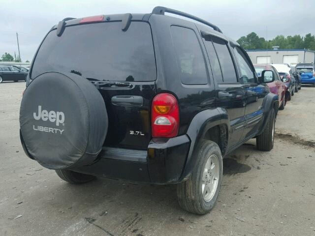 1J4GK58K93W550241 - 2003 JEEP LIBERTY LI BLACK photo 4