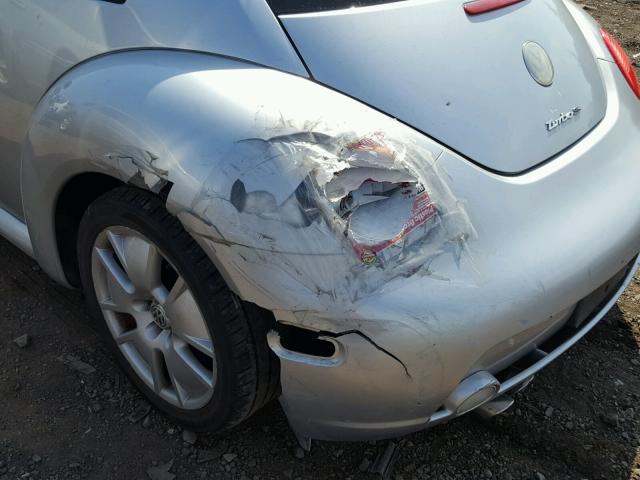 3VWFE21C32M444308 - 2002 VOLKSWAGEN NEW BEETLE ვერცხლისფერი ფოტო 9