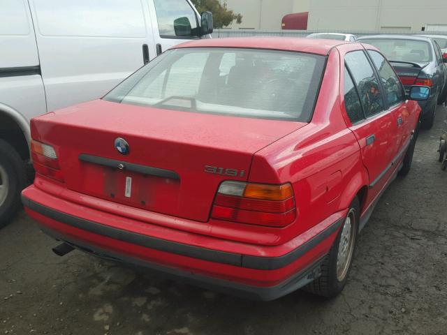 4USCC7321SLA03028 - 1995 BMW 318 I RED photo 4