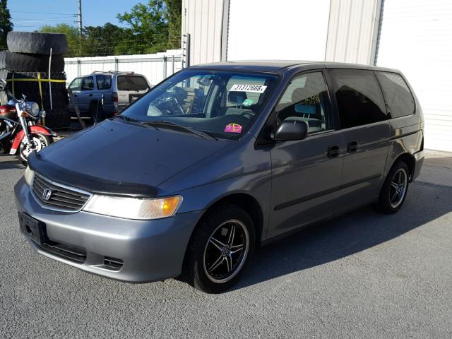 2HKRL1856YH611654 - 2000 HONDA ODYSSEY LX GRAY photo 2