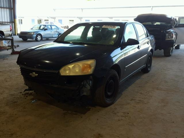 1G1ZS58F57F193544 - 2007 CHEVROLET MALIBU LS BLACK photo 2