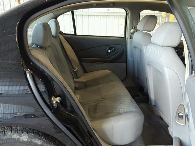 1G1ZS58F57F193544 - 2007 CHEVROLET MALIBU LS BLACK photo 6