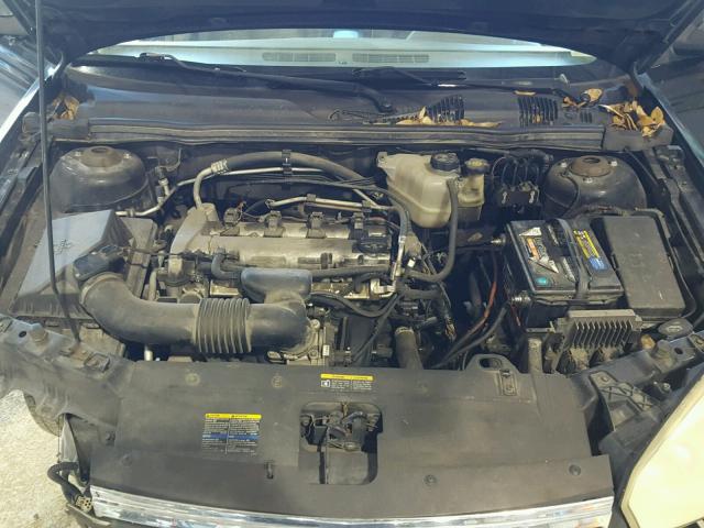 1G1ZS58F57F193544 - 2007 CHEVROLET MALIBU LS BLACK photo 7