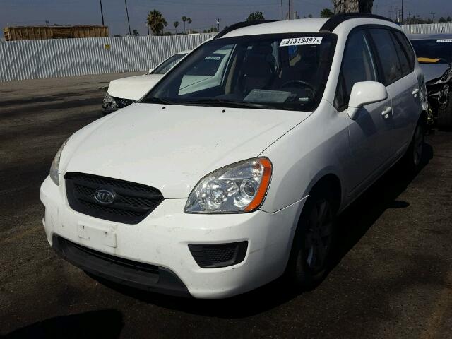 KNAFG526187175684 - 2008 KIA RONDO LX WHITE photo 2