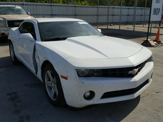 2G1FB1E38C9184006 - 2012 CHEVROLET CAMARO LT WHITE photo 1