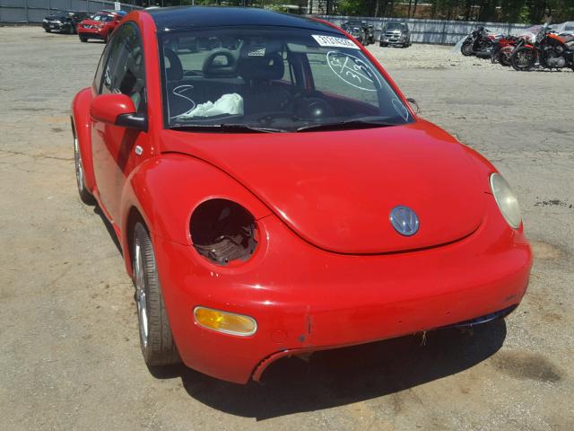 3VWCS21C11M402035 - 2001 VOLKSWAGEN NEW BEETLE 红色 照片 9