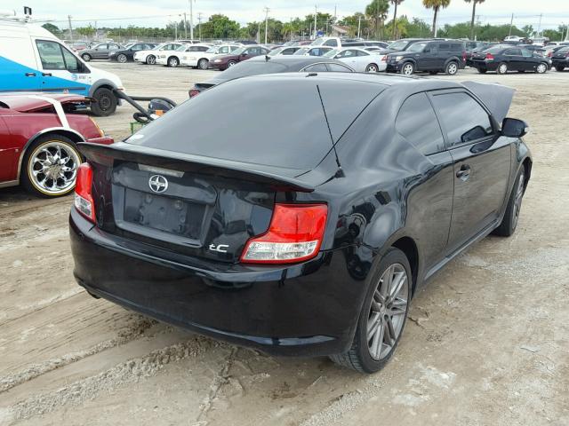 JTKJF5C70B3017349 - 2011 TOYOTA SCION TC 黑色 照片 4