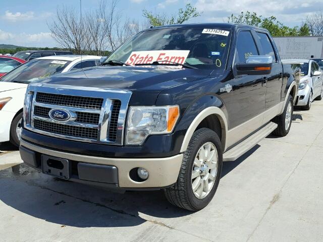 1FTFW1CV5AKB85786 - 2010 FORD F150 SUPER BLACK photo 2