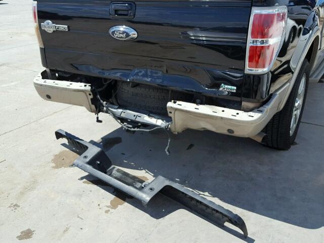 1FTFW1CV5AKB85786 - 2010 FORD F150 SUPER BLACK photo 9