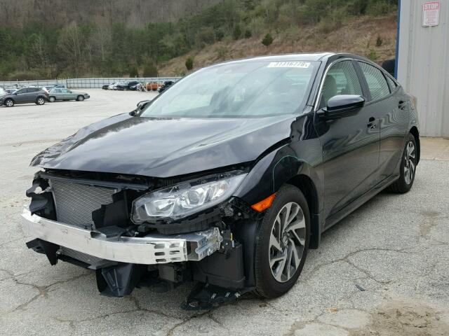 19XFC2F83HE038626 - 2017 HONDA CIVIC EX შავი ფოტო 2