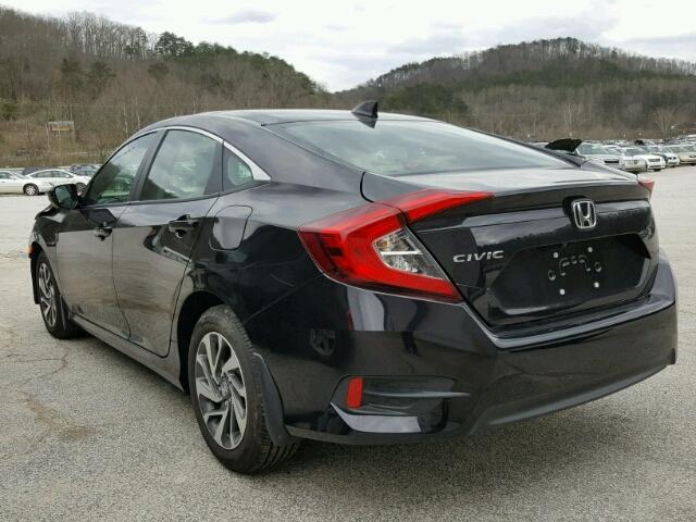 19XFC2F83HE038626 - 2017 HONDA CIVIC EX შავი ფოტო 3