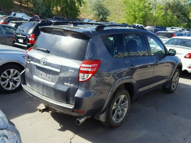 JTMRK4DV3A5092465 - 2010 TOYOTA RAV4 SPORT GRAY photo 4