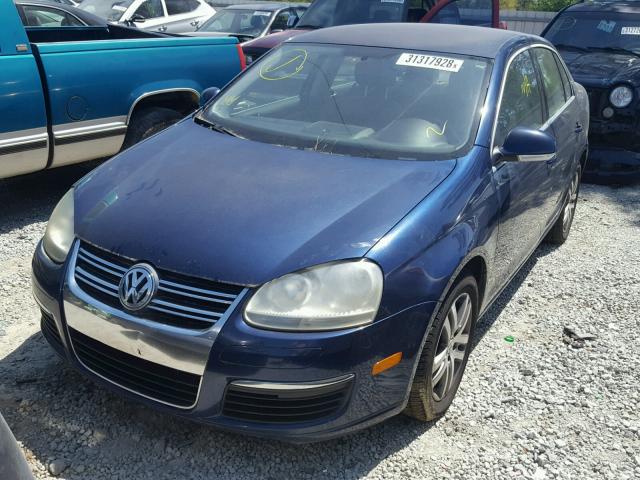 3VWRF71K16M704385 - 2006 VOLKSWAGEN JETTA 2.5 BLUE photo 2