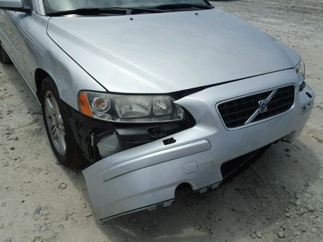 YV1RS592162515776 - 2006 VOLVO S60 2.5T SILVER photo 9