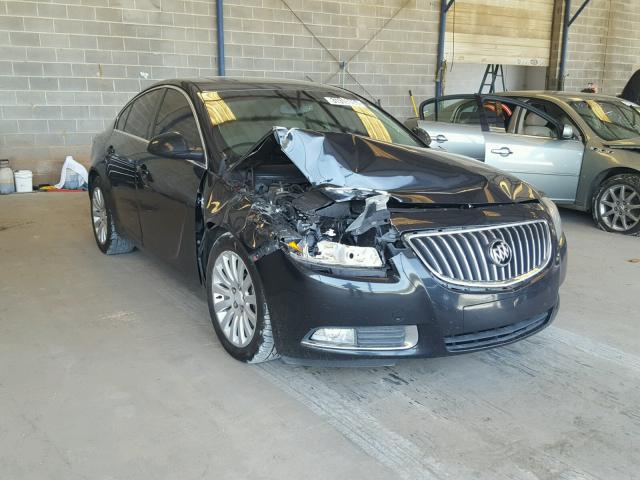 W04GW5EV2B1121392 - 2011 BUICK REGAL CXL BLACK photo 1