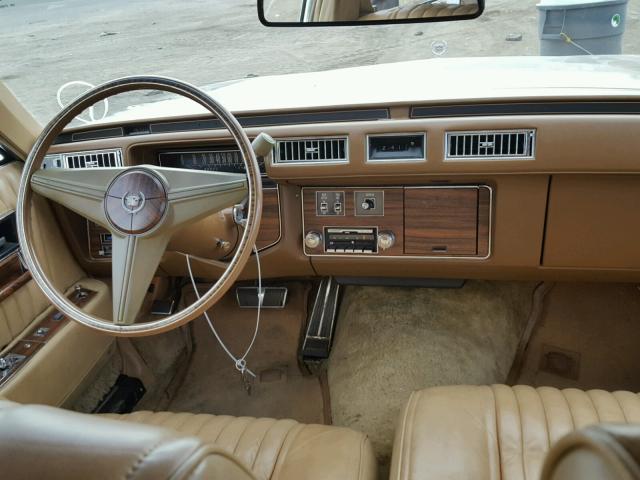 6S69R6Q514068 - 1976 CADILLAC SEVILLE BROWN photo 9