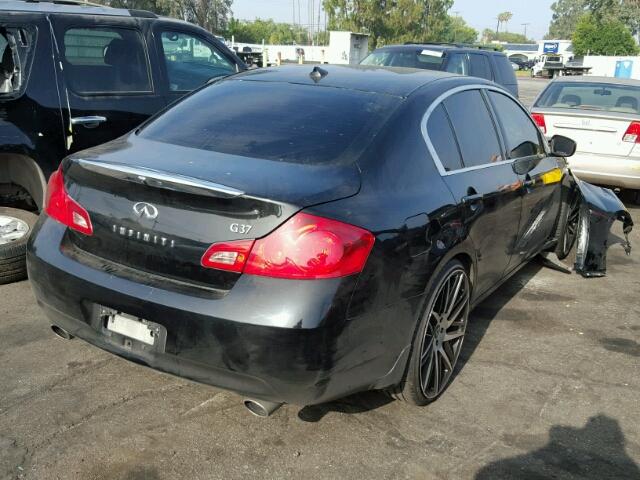 JNKCV61E59M306580 - 2009 INFINITI G37 BASE BLACK photo 4