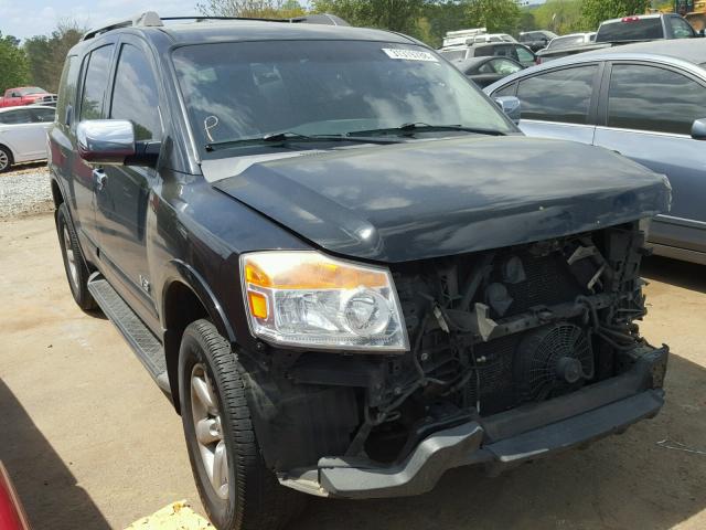 5N1AA08D98N618615 - 2008 NISSAN ARMADA SE BLACK photo 1