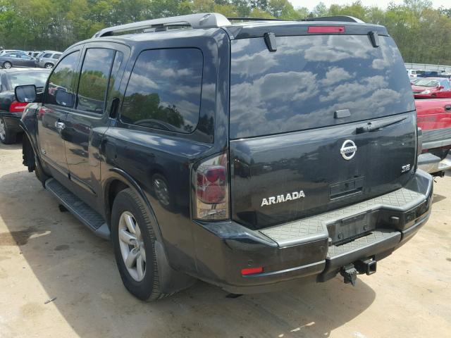 5N1AA08D98N618615 - 2008 NISSAN ARMADA SE BLACK photo 3