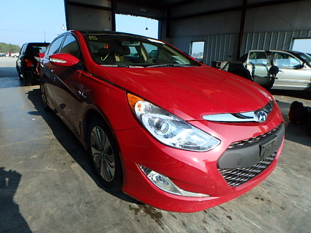 KMHEC4A46DA050211 - 2013 HYUNDAI SONATA HYB RED photo 1