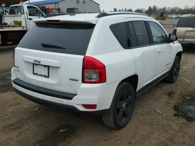 1J4NF1FB7BD283117 - 2011 JEEP COMPASS SP WHITE photo 4