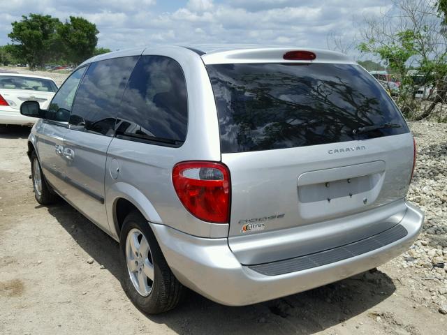 1D4GP45R96B607247 - 2006 DODGE CARAVAN SX SILVER photo 3