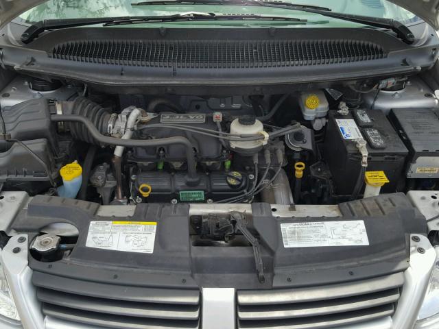 1D4GP45R96B607247 - 2006 DODGE CARAVAN SX SILVER photo 7