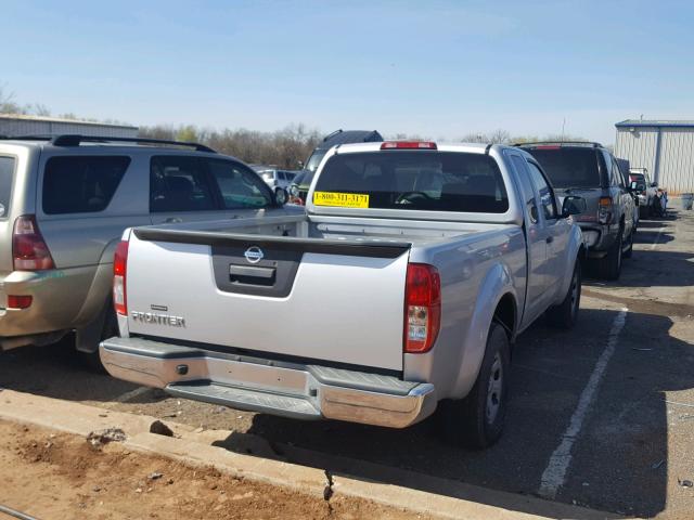 1N6BD0CT3FN763979 - 2015 NISSAN FRONTIER S SILVER photo 4