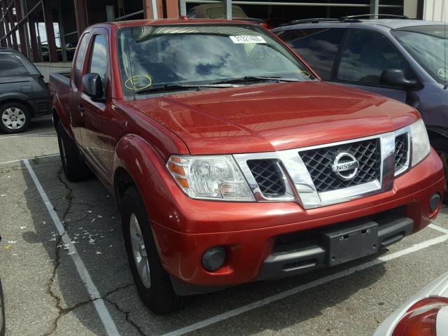 1N6AD0CU6DN725759 - 2013 NISSAN FRONTIER S RED photo 1