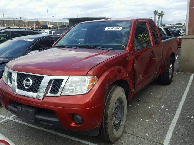 1N6AD0CU6DN725759 - 2013 NISSAN FRONTIER S RED photo 2