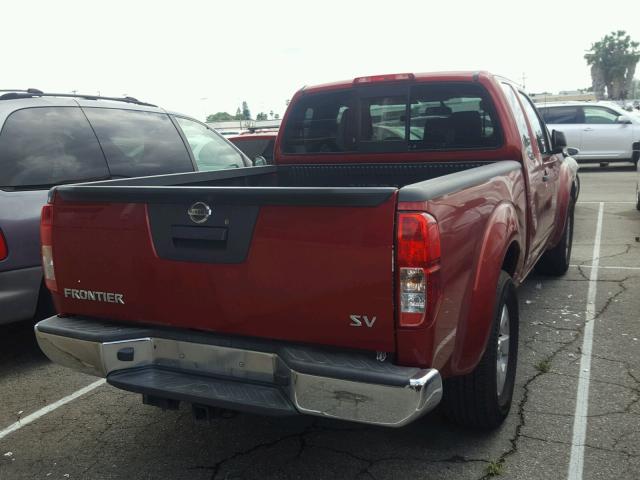 1N6AD0CU6DN725759 - 2013 NISSAN FRONTIER S RED photo 4