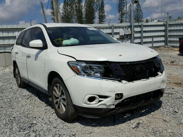 5N1AR2MN0FC613959 - 2015 NISSAN PATHFINDER WHITE photo 1