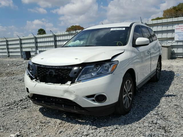 5N1AR2MN0FC613959 - 2015 NISSAN PATHFINDER WHITE photo 2