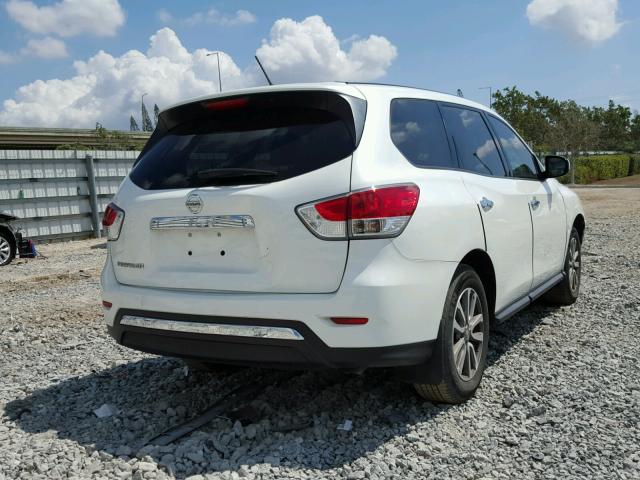 5N1AR2MN0FC613959 - 2015 NISSAN PATHFINDER WHITE photo 4