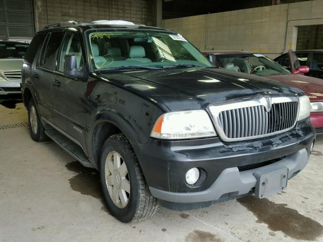 5LMEU78H93ZJ25567 - 2003 LINCOLN AVIATOR BLACK photo 1