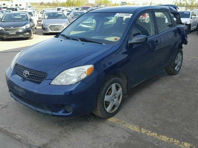 2T1KR32E97C653256 - 2007 TOYOTA COROLLA MA BLUE photo 2