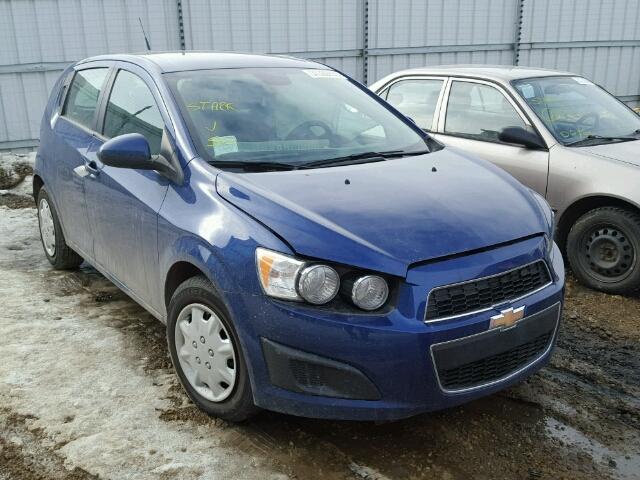 1G1JA6EH9D4229299 - 2013 CHEVROLET SONIC LS Mavi foto 1