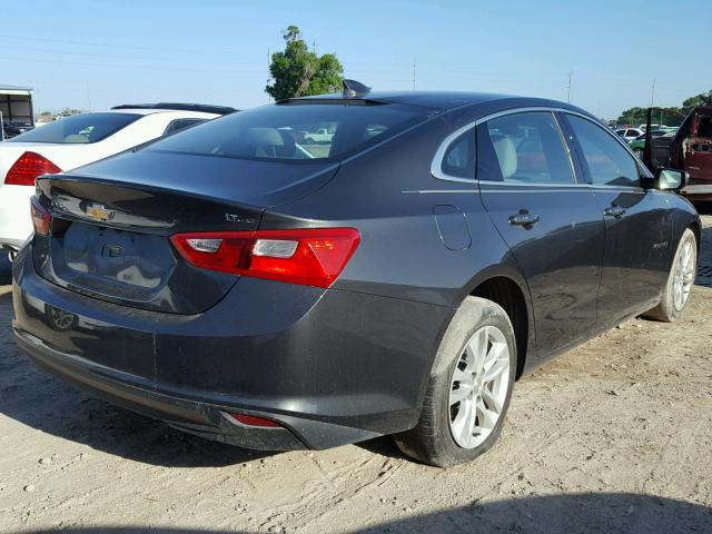 1G1ZE5ST1GF215528 - 2016 CHEVROLET MALIBU LT GRAY photo 4