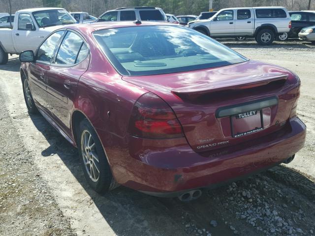 2G2WR524641205527 - 2004 PONTIAC GRAND PRIX 红色 照片 3