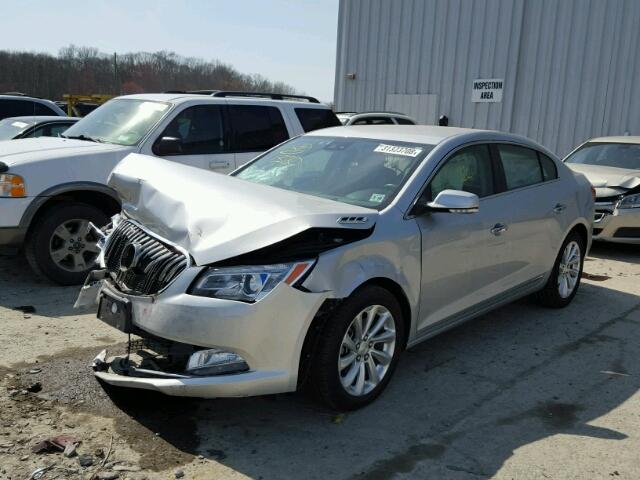 1G4GB5G31EF227560 - 2014 BUICK LACROSSE SILVER photo 2